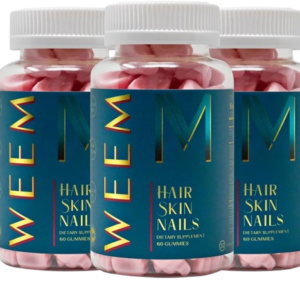 WEEM Glow & Strength Gummies –  for Total Beauty Care pack of 3